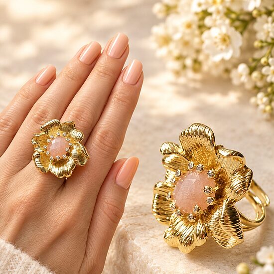 Persiku mēnessakmens zieda gredzens